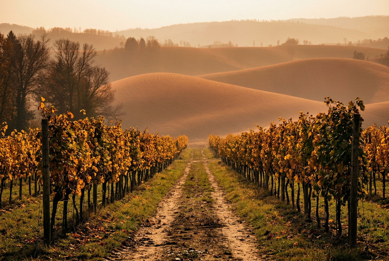 Weinberge des Bio-Weinguts Volz und Sohn in der Südpfalz